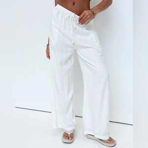 Princess Polly Ogilvie Linen Blend Pants